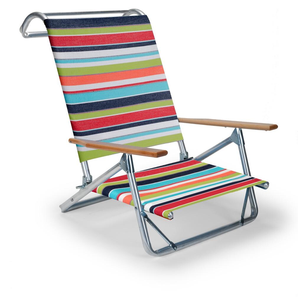 Original Mini-Sun Folding Aluminum Beach Chair By Telescope Casual - Isla thumbnail