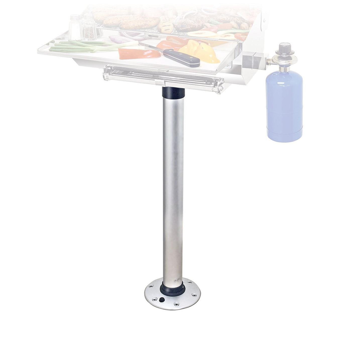 Magma Double Locking Stowable Pedestal Mount for Rectangular Grills - T10-185