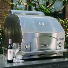 Lynx Professional Napoli 30-Inch Built-In / Counter Top Natural Gas Outdoor Pizza Oven - LPZA-NG image