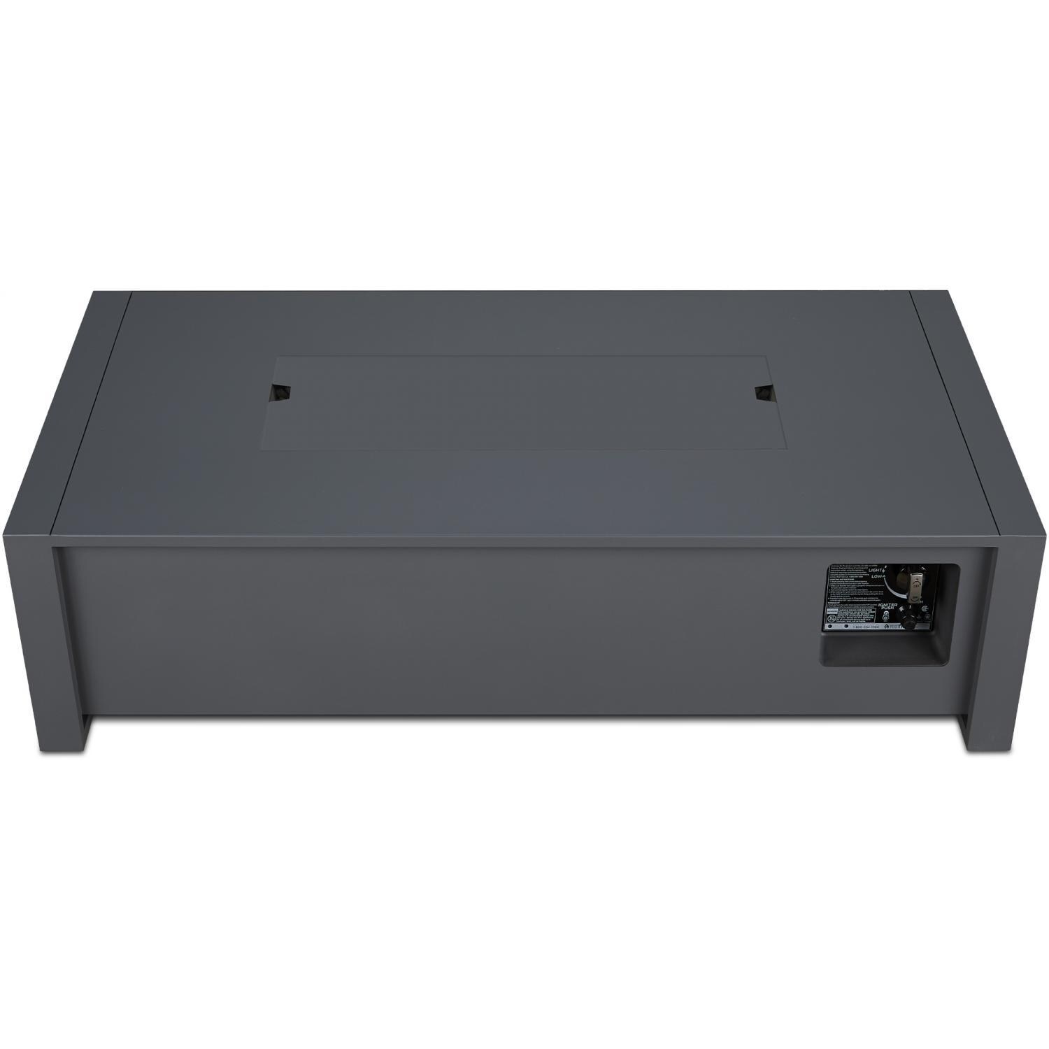 Lakeview Outdoor Designs SC-6340LP-GRY Lafitte 52-Inch Rectangle Propane Gas Fire Table - Fire Pit Lid thumbnail