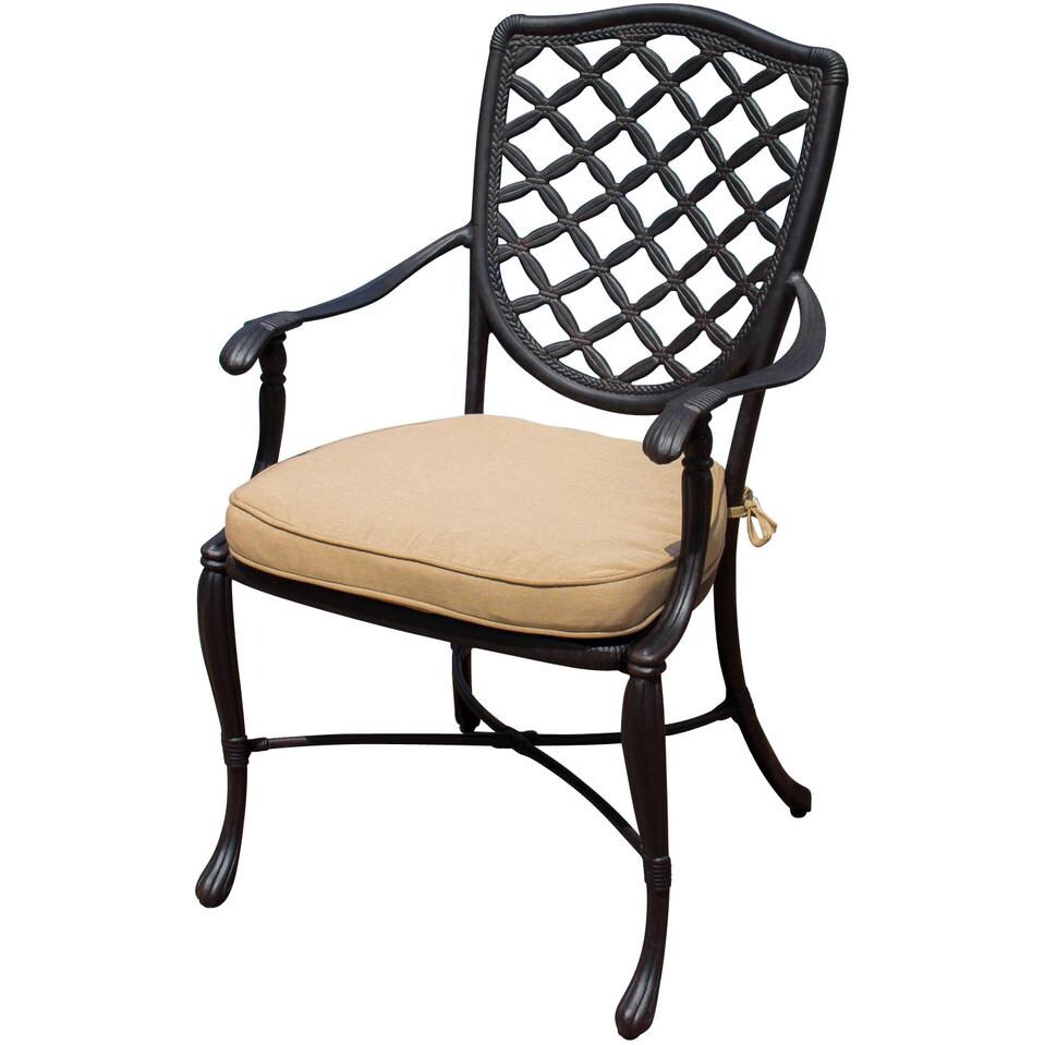 Laurel Bay Cast Aluminum Patio Dining Chair By Lakeview Outdoor Designs