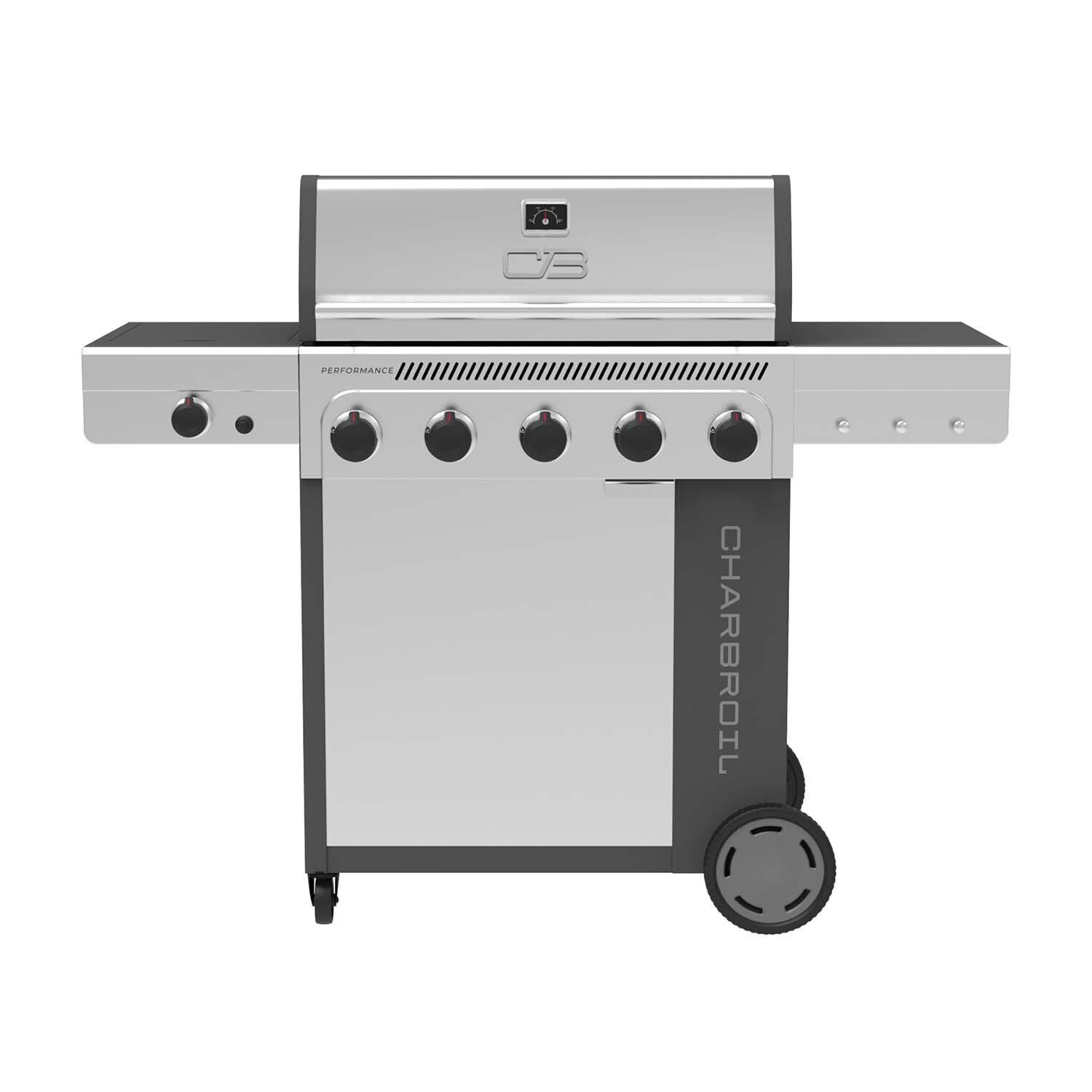 Charbroil Performance Series 5-Burner Propane Gas Grill Cabinet - Stainless - 463463225