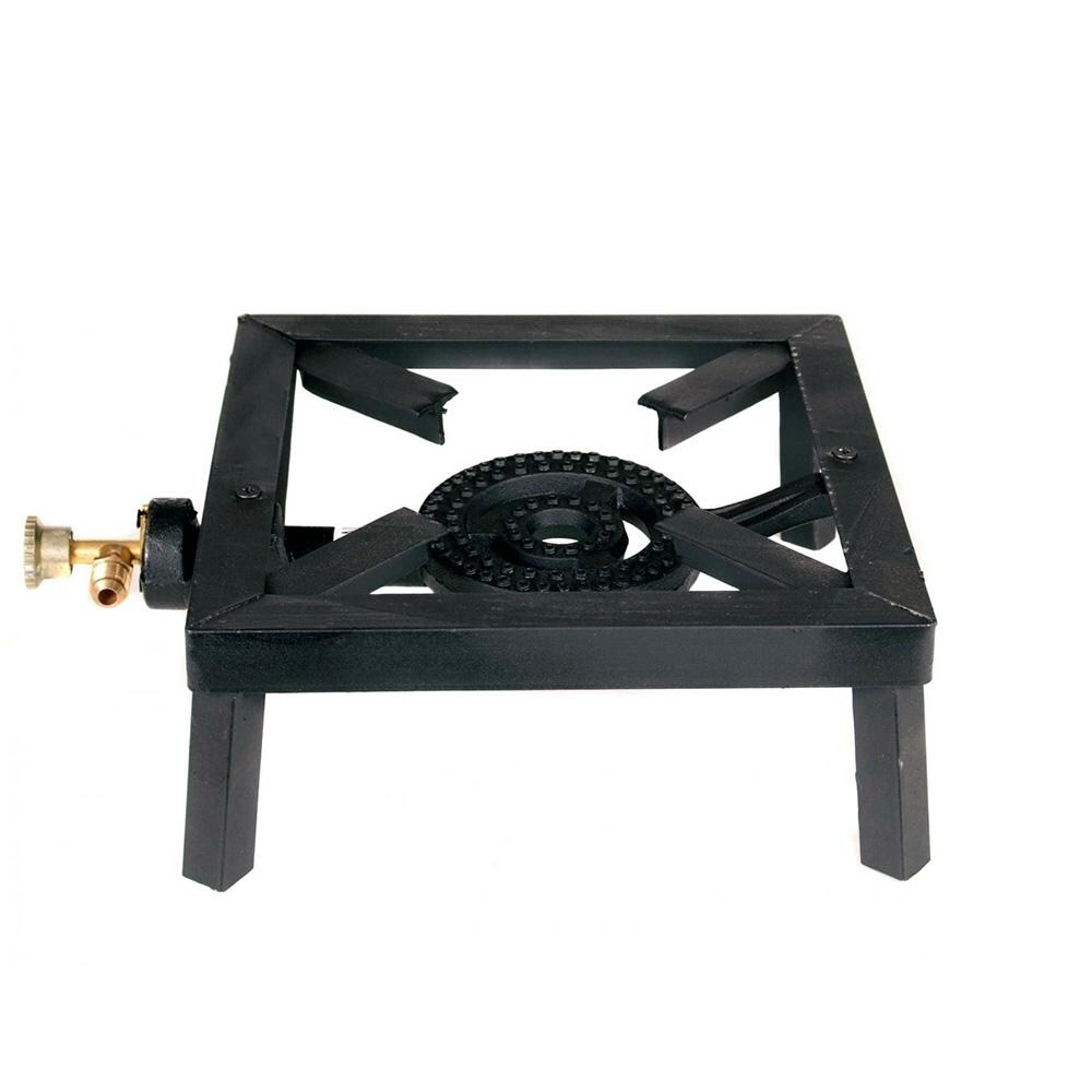 Cajun Cookware 1-Burner Low Pressure Propane Gas Burner & Stove - Side View thumbnail
