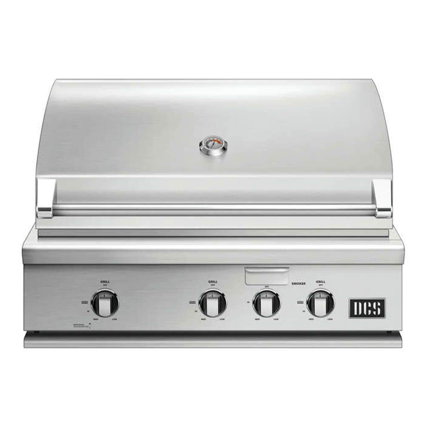 DCS Series 7 36-in 3 Burner Built-In Natural Gas Grill w/ Integrated Smoker Box & Independent Burner - BH1-36-N
