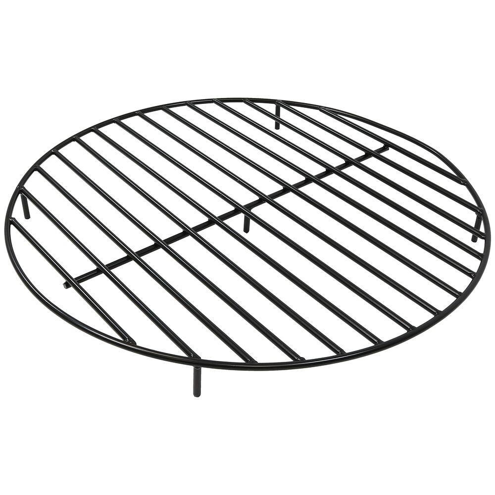 Sunnydaze 36-Inch Round Steel Outdoor Fire Pit Grate - NB-RG36-INV image