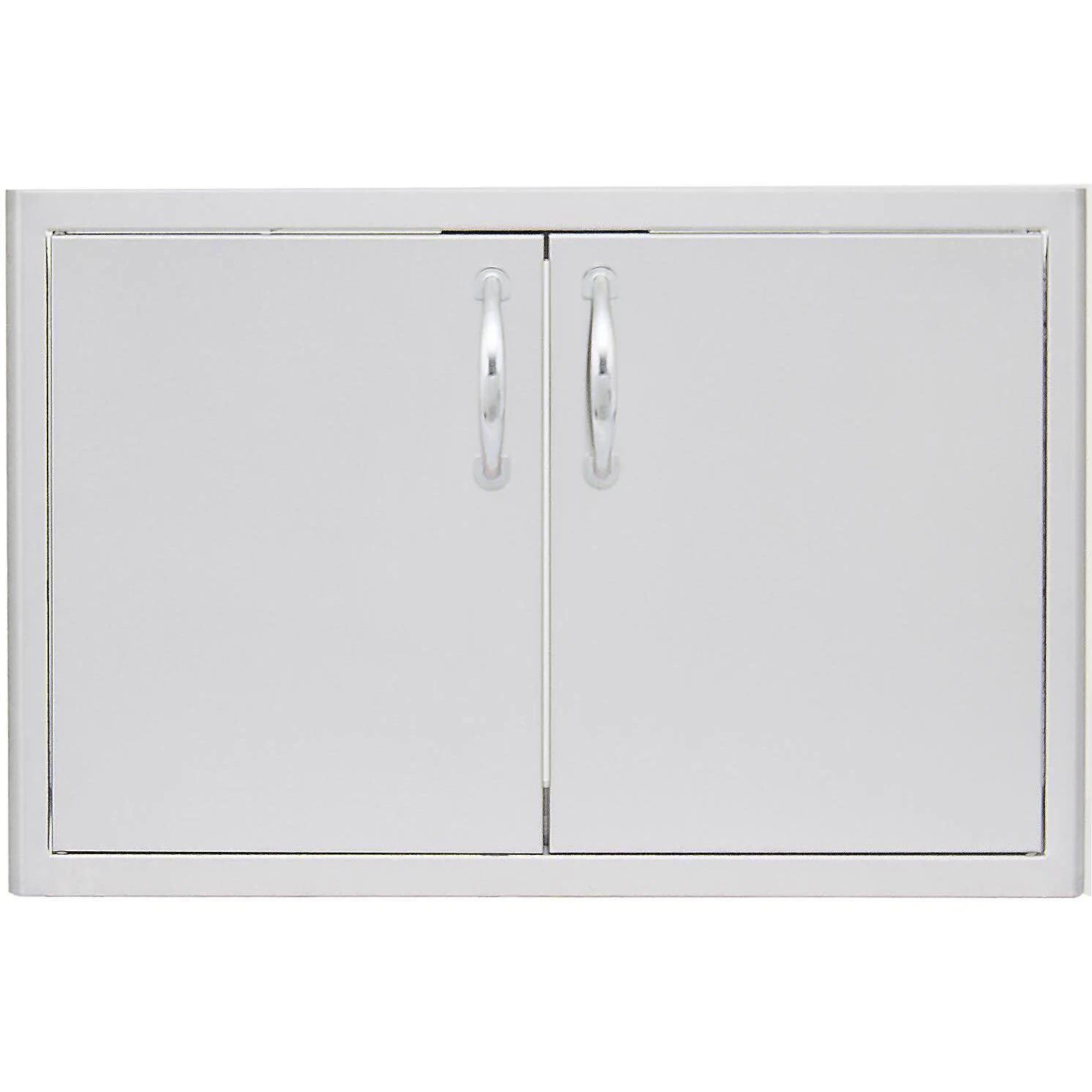 Blaze BLZ-AD40-R 40-Inch Stainless Steel Double Access Door With Paper Towel Holder - White Background thumbnail