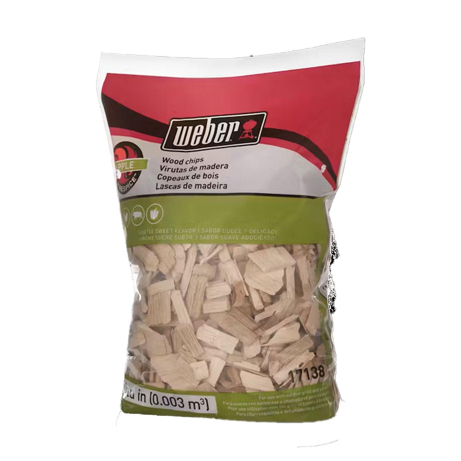 Weber 17138 Apple Burning Wood Chips - Packaging - White Background thumbnail
