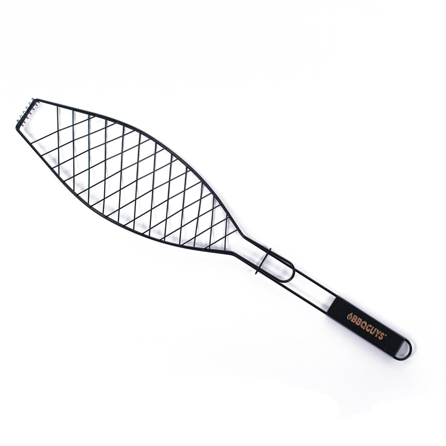 BBQGuys Signature Non-Stick Fish Grill Basket - BBQ-FB