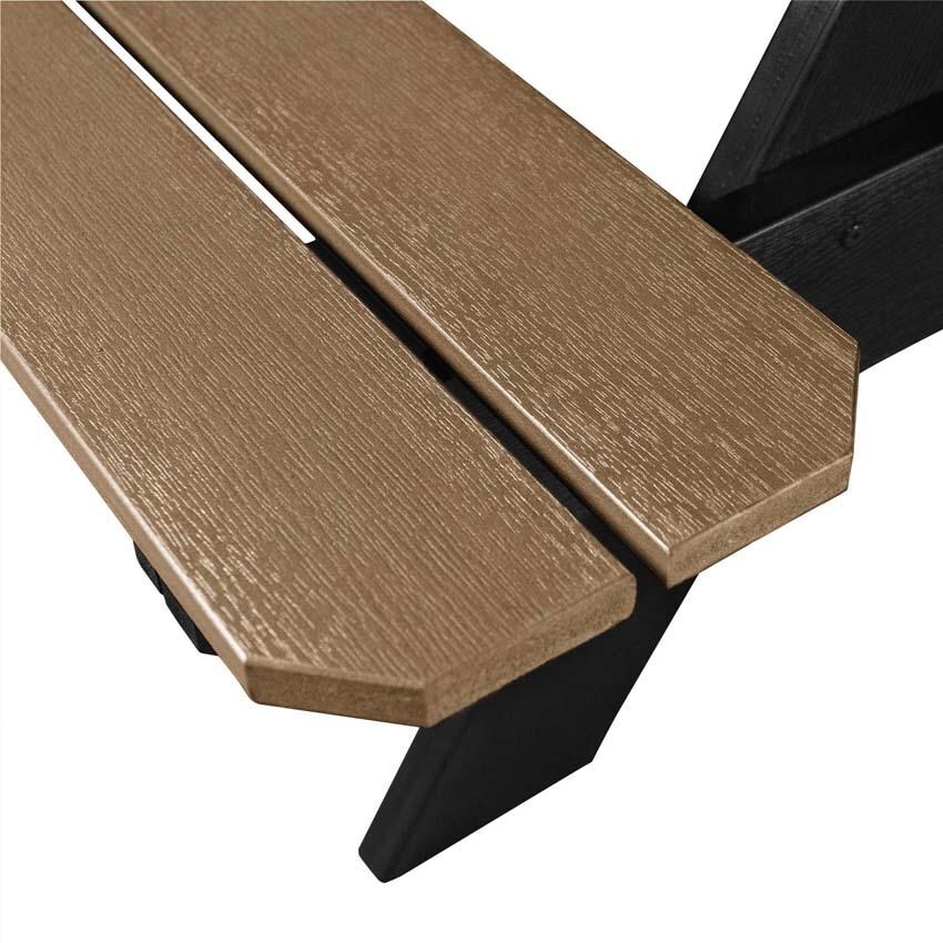 Lookwood 71 Inch Saddle Polyresin Picnic Table By Lakeview Outdoor Designs - Bench - Detail thumbnail