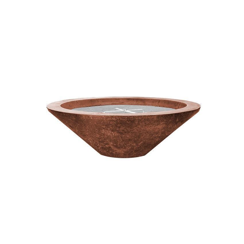 Prism Hardscapes PH-419-1NG Embarcadero 48-in Natural Gas Round Fire Bowl - Cafe thumbnail