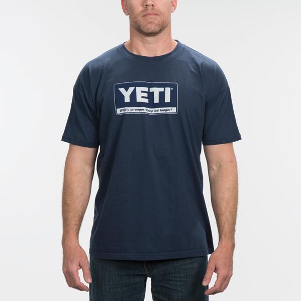 YETI Billboard Logo T-Shirt - Navy - Small