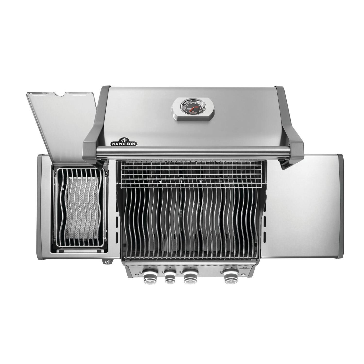 Napoleon RP425SIBPSS-2 Rogue PRO 425 3-Burner Propane Grill w/ Infrared Side Burner - RP425SIBPSS-2 - Top - White Background thumbnail