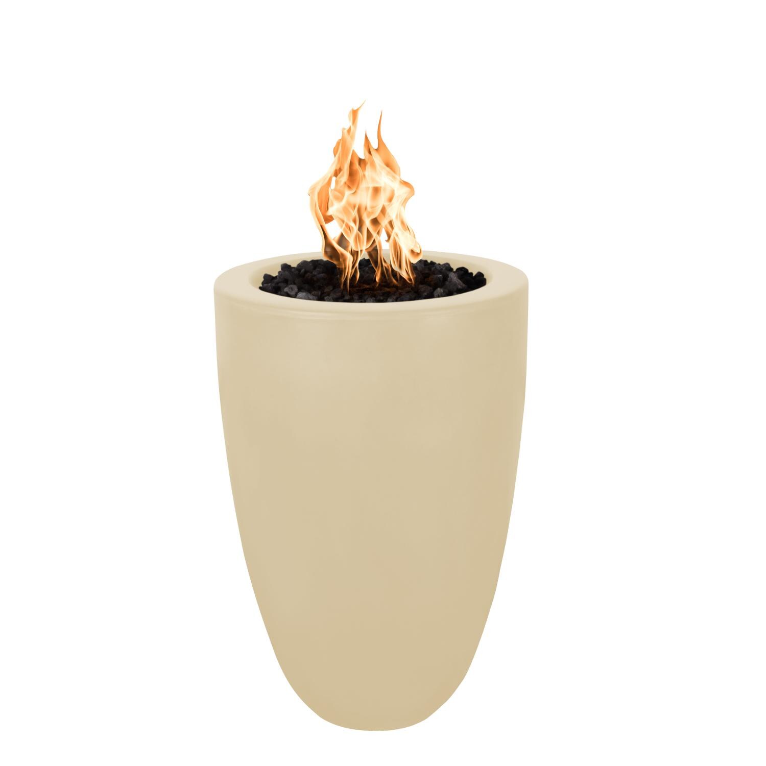 Vanilla Round Castillo GFRC Fire Pillar thumbnail