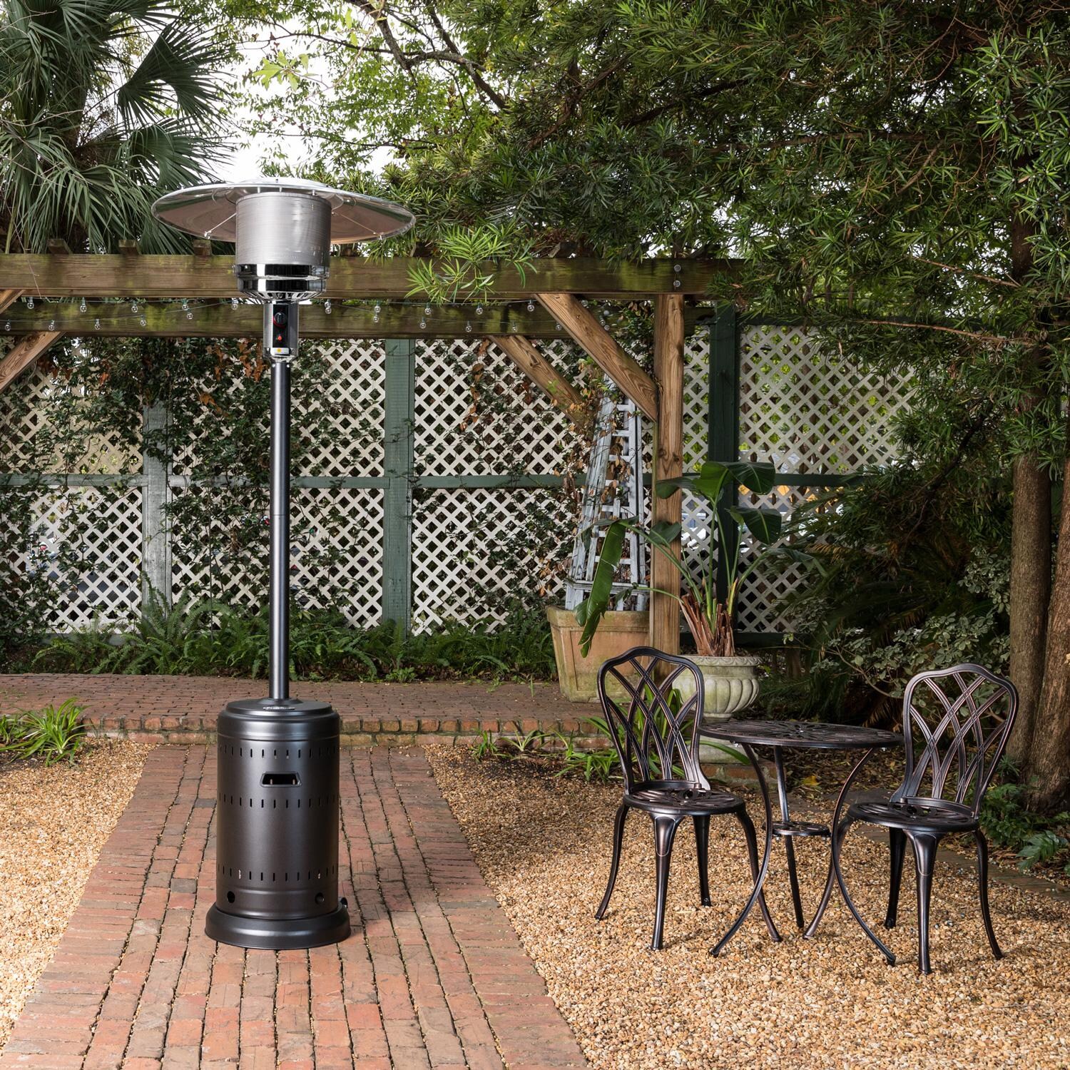 Ultimate Patio SC62785 Propane Commercial Portable Patio Heater - Espresso - Lifestyle thumbnail