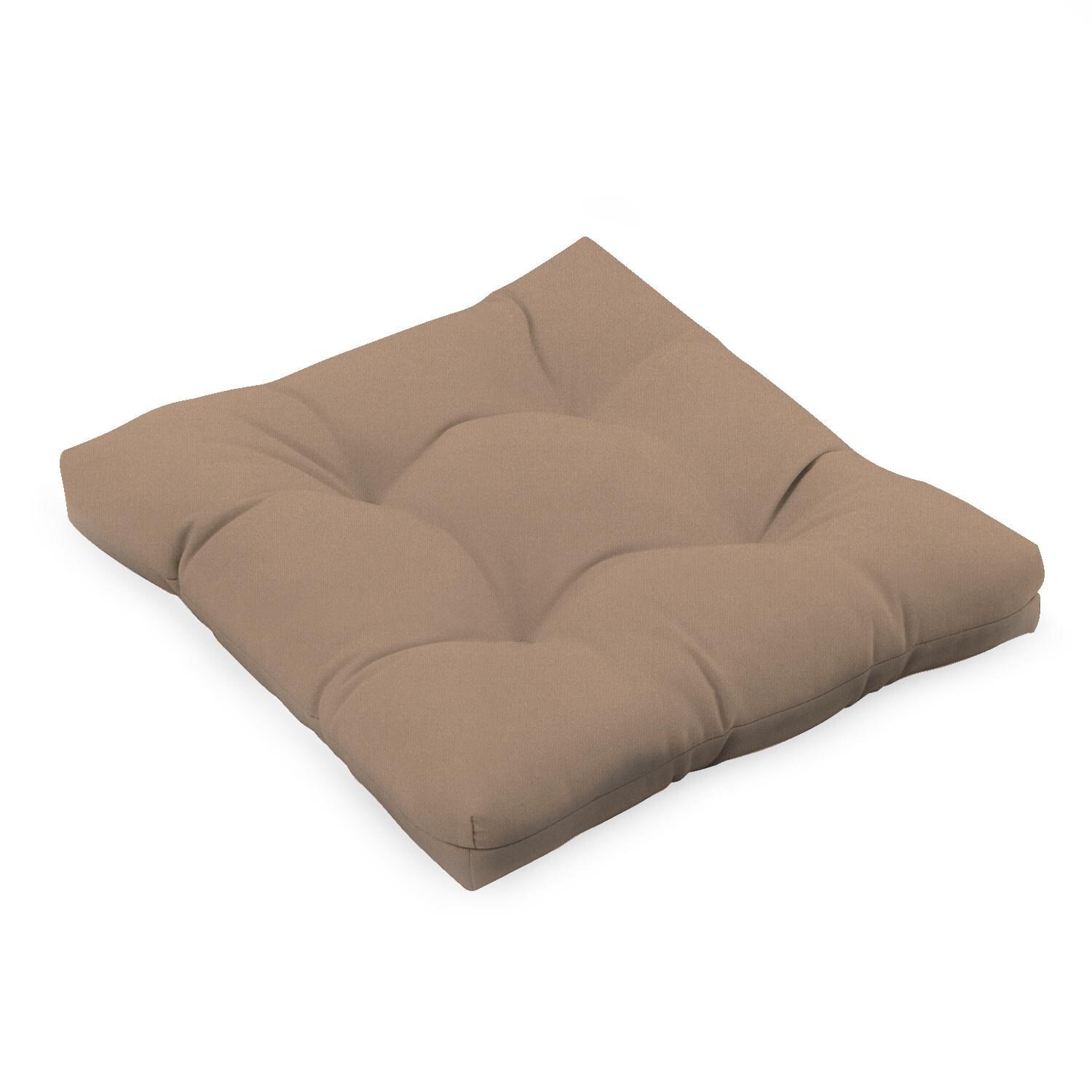 Sunbrella Canvas Cocoa Extra Large Outdoor Replacement Seat Cushion By UltimatePatio.com thumbnail