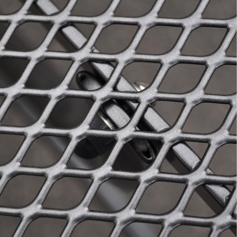 Kettler 48-Inch Round Steel Patio Dining Table - Mesh Detail thumbnail