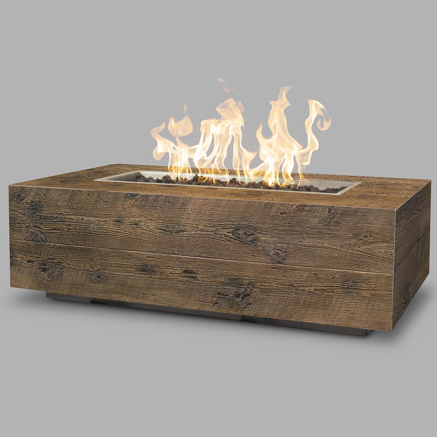 Coronado Oak Wood Grain Concrete Fire Pit Life Style thumbnail
