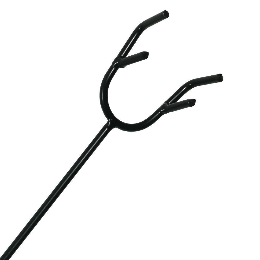 Ultimate Patio 32-Inch Fire Pit Poker w/ Wood Handle - Prong Detail thumbnail