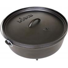 Lodge 6 Quart Seasoned Cast Iron Camping Dutch Oven - L12CO3 image