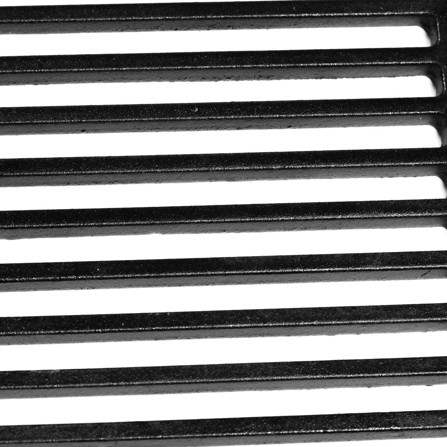 BBQGuys Signature BBQ-KHM-18-CI Half Moon Cast Iron Cooking Grate For 18-Inch Kamado Grills - Grate Detail thumbnail