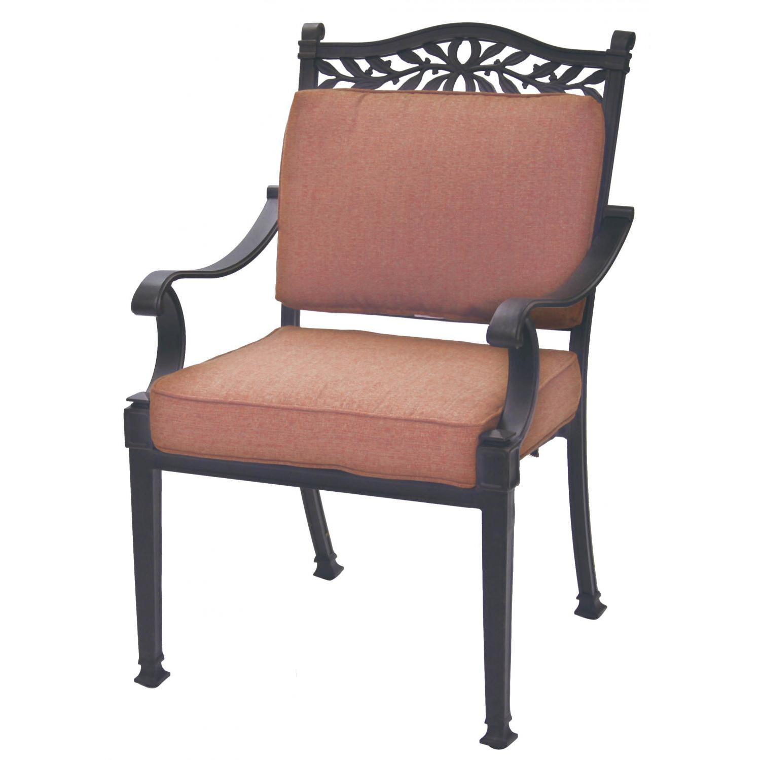 Darlee Charleston Patio Dining Chair - Antique Bronze thumbnail