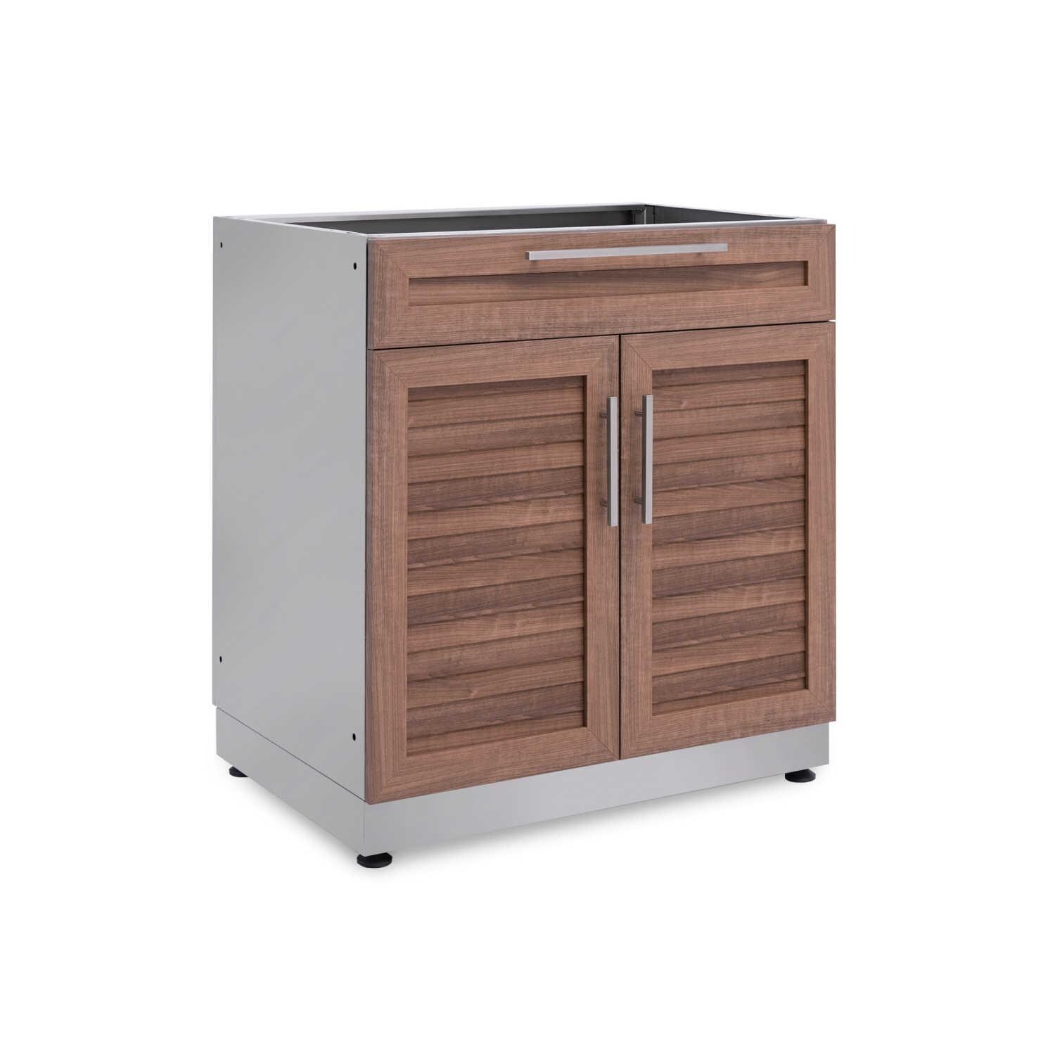 NewAge Outdoor Kitchen Grove Stainless Steel 32-Inch Bar Cabinet - 65603 thumbnail