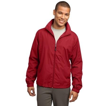 Sport-Tek Full-Zip Wind Jacket XS True Red