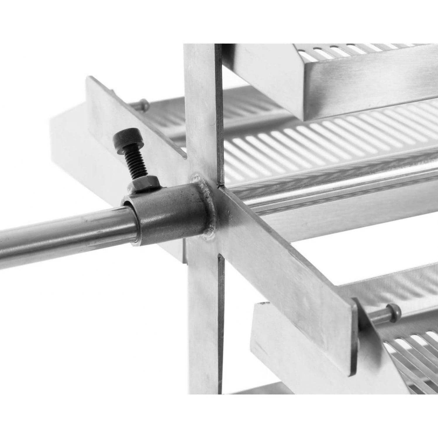 RibOLator Rotating BBQ Grill Rotisserie Trays BBQGuys