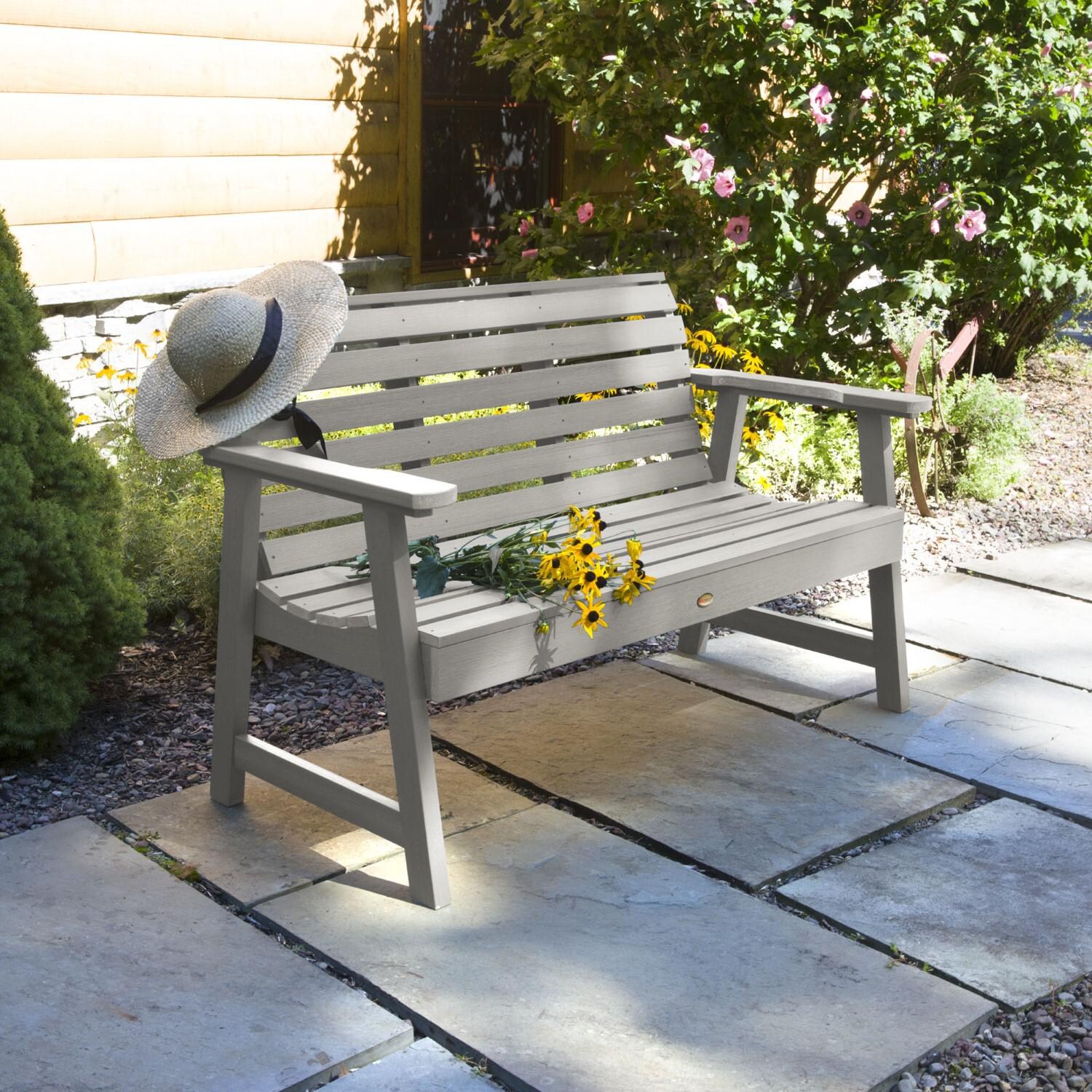 Lakeview Elm Pointe 4-Foot Picnic Bench - Harbor Gray thumbnail