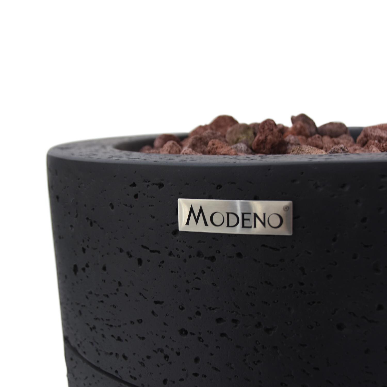 Elementi OFG602-LP Modeno Lava Tube 18-Inch Propane Fire Pit Enclosure - Table Detail thumbnail