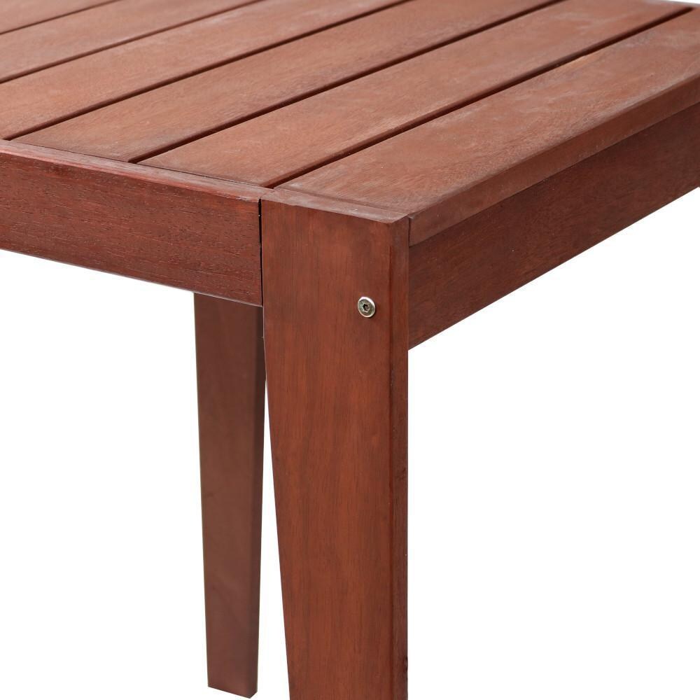 Ultimate Patio 23 3/4-Inch Meranti Wood Outdoor Table - Detail thumbnail