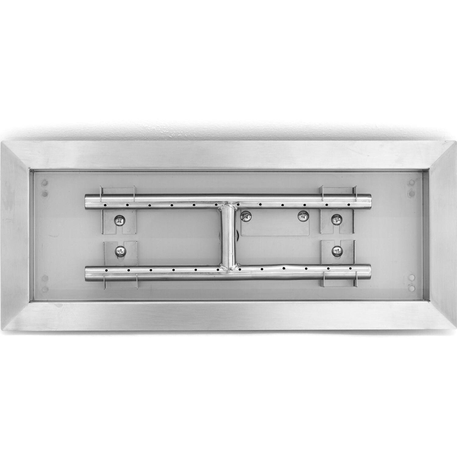  BBQGuys Signature Series 18-Inch Rectangular Propane Drop-In Pan With H-Burner - Top View thumbnail