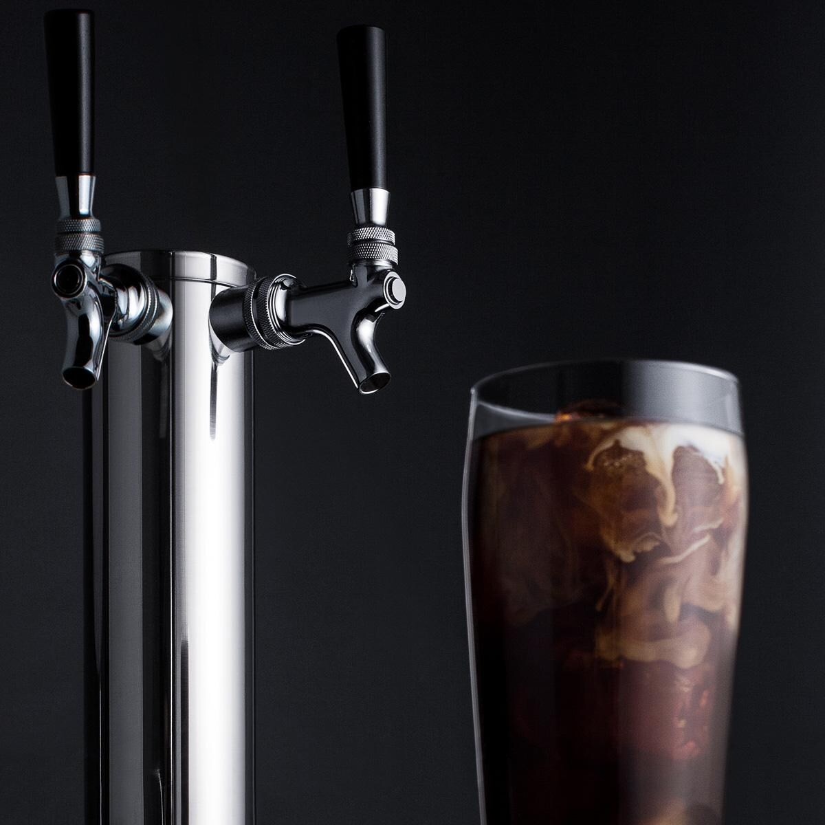 Summit SBC682PNRCFTWIN 24-Inch 5.6 Cu. Ft. Built-In Cold Brew Coffee Kegerator - Custom Panel - Cold Brew Coffee thumbnail