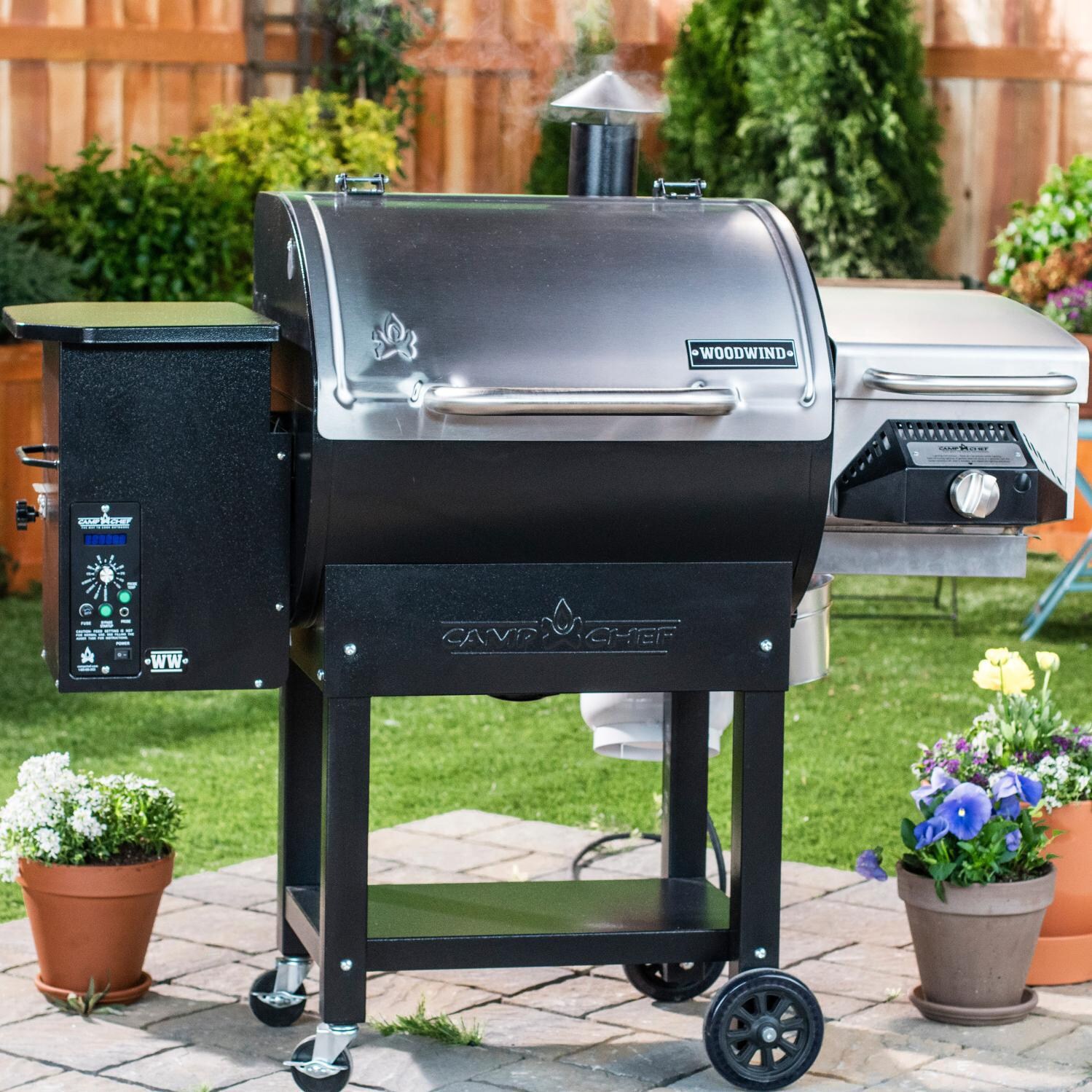 Camp Chef PG24WWSS Woodwind Pellet Grill On Cart With Sear Box - Lifestyle thumbnail