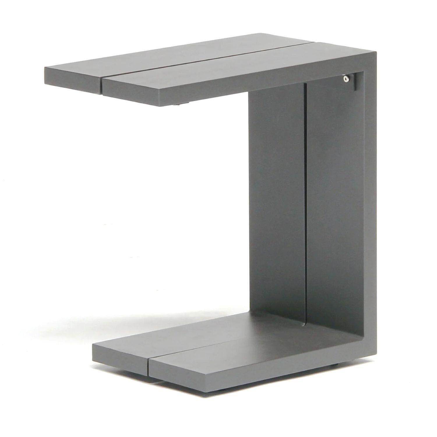 Elba Aluminum Side Table in Charcoal By KETTLER