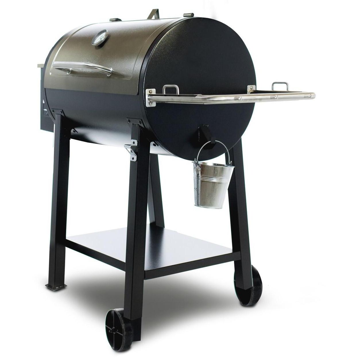 Pit Boss - 72440 - 440 Deluxe Pellet Grill On Cart - Side Shelf View thumbnail