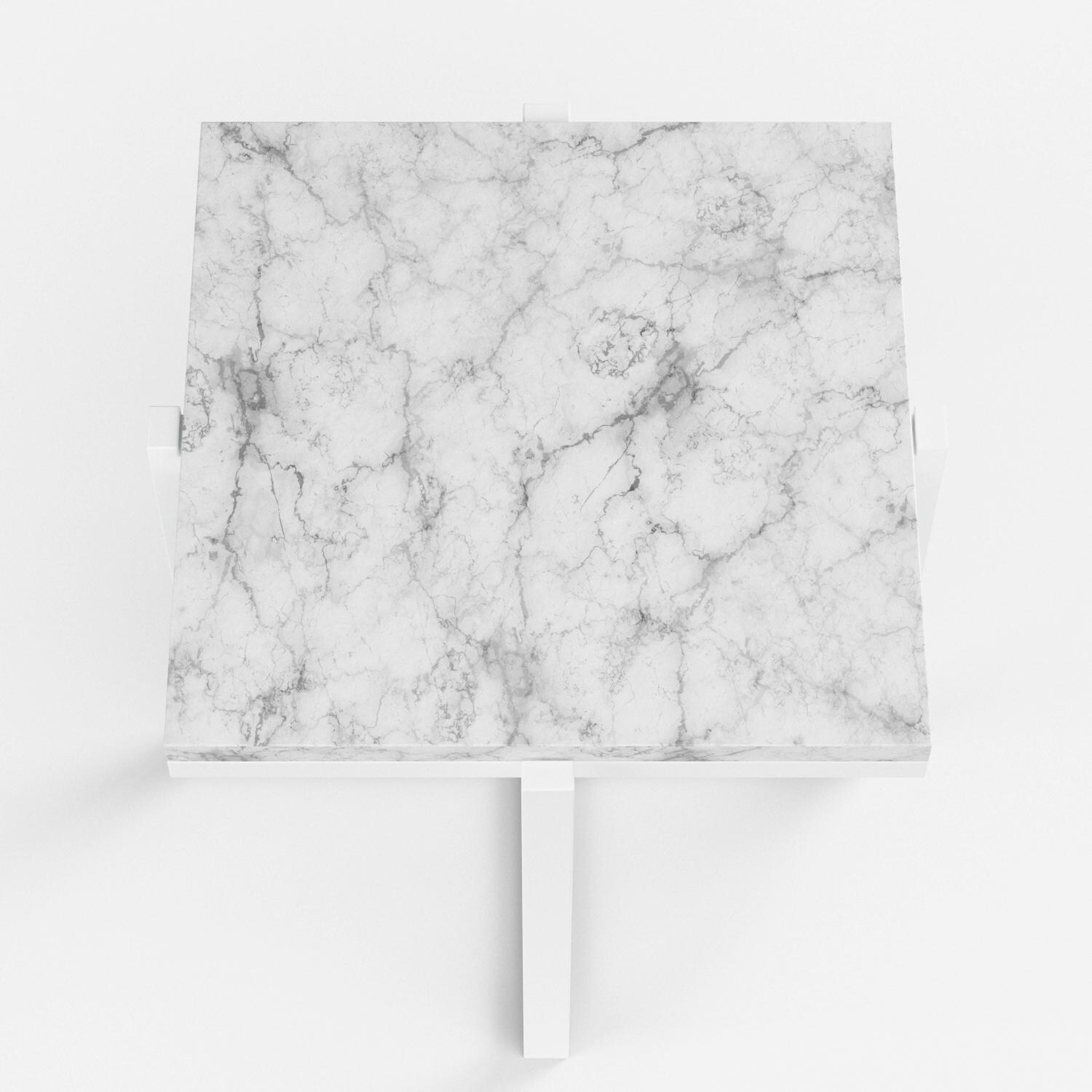 Sunset West - Miami 5 Piece Olefin Rope Patio Fire Pit Conversation Set W/ End Table & Echo Ash Cushions - End Table Top View thumbnail