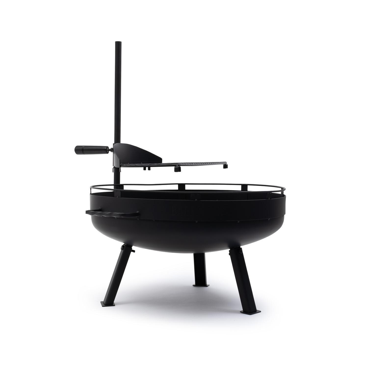 Barebones Living Cowboy 23-Inch Fire Pit Grill w/ Adjustable Grill