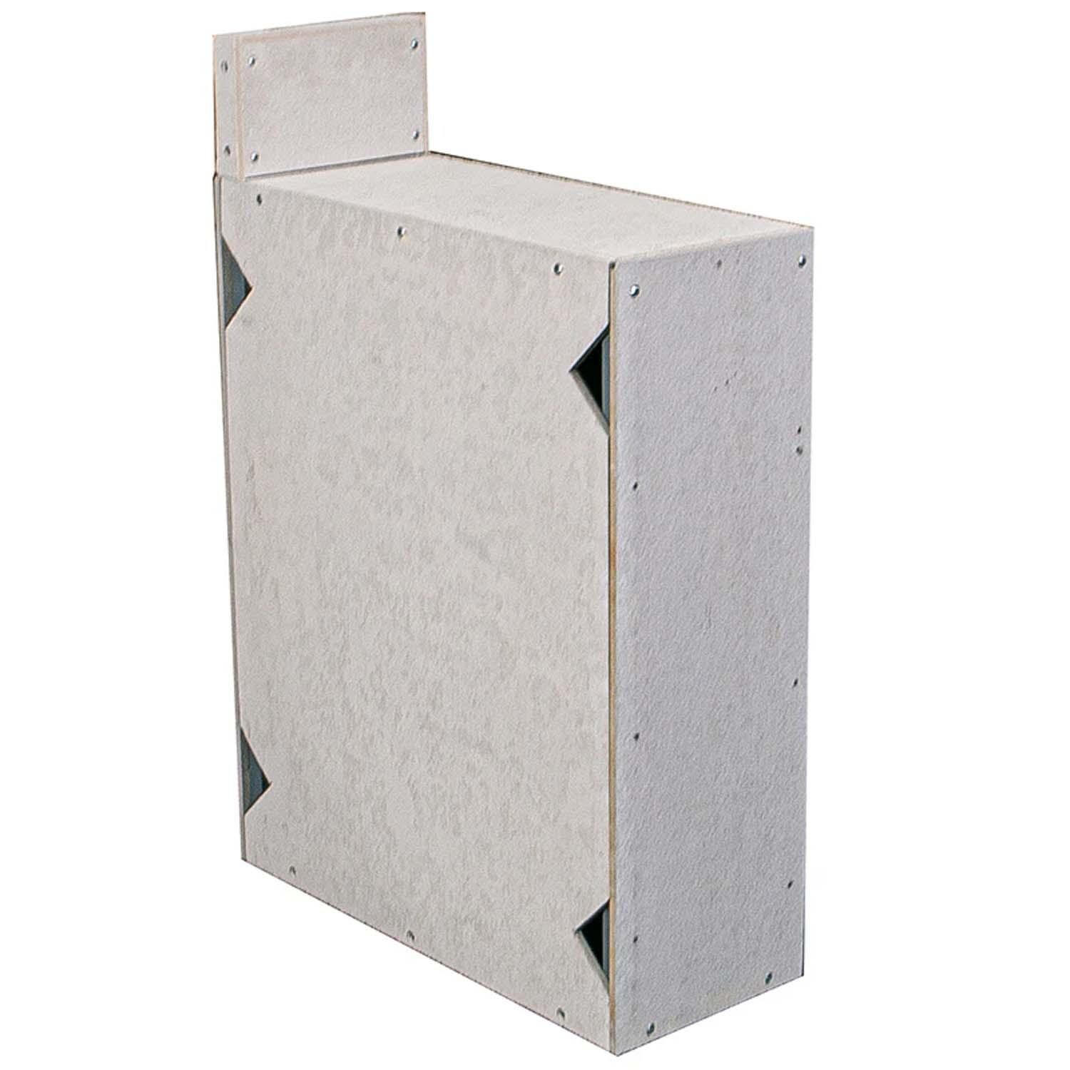 Universal 12-Inch Outdoor Kitchen Filler Cabinet And Universal 12-Inch Ready To Finish Backsplash - Display - White Background thumbnail