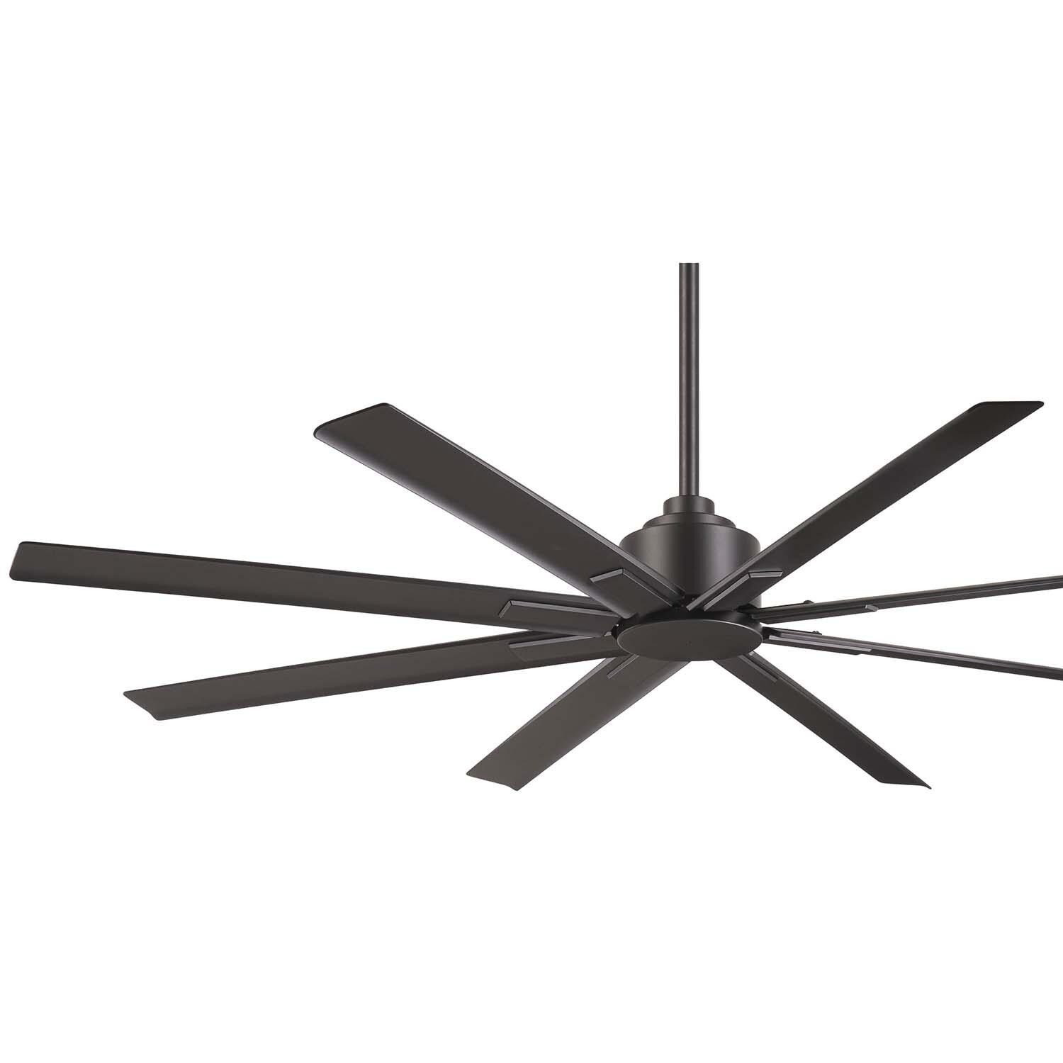 Minka-Aire F896-65-SI Xtreme H2O 65-Inch 8-Blade Ceiling Fan in Smoked Iron Finish w/ Smoked Iron Blades - Blades thumbnail