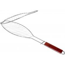 5 X 26-Inch Fish Grill Basket With Rosewood Handle image