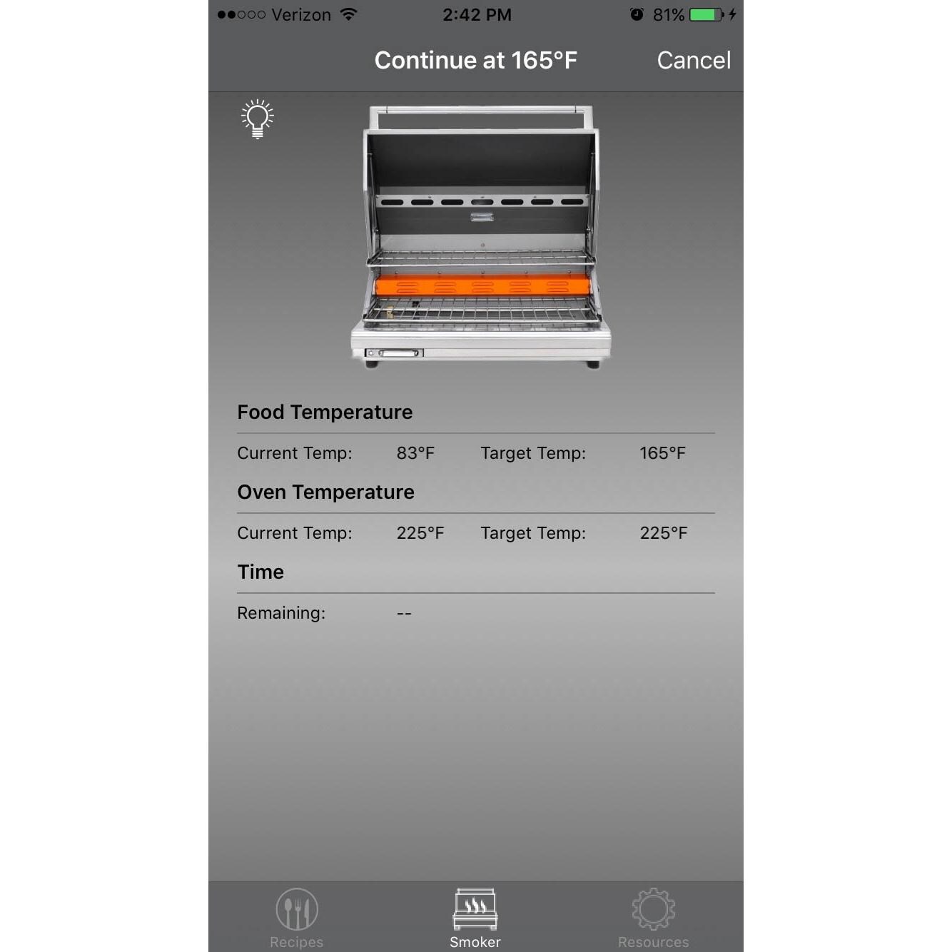 Lynx Sonoma 30-Inch Stainless Steel Built-In/Countertop Gas Smoker - iPhone AppTemperature And Timer thumbnail