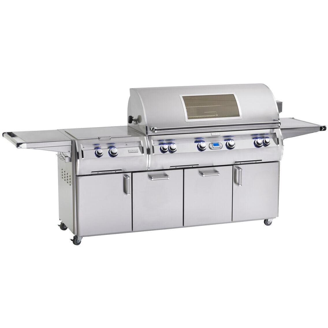 Fire Magic Echelon Diamond E1060S 48-Inch Propane Gas Grill W/ Power Burner, One Infrared Burner, Magic View Window, Rotisserie, & Digital Thermometer - E1060S-8L1P-51-W 