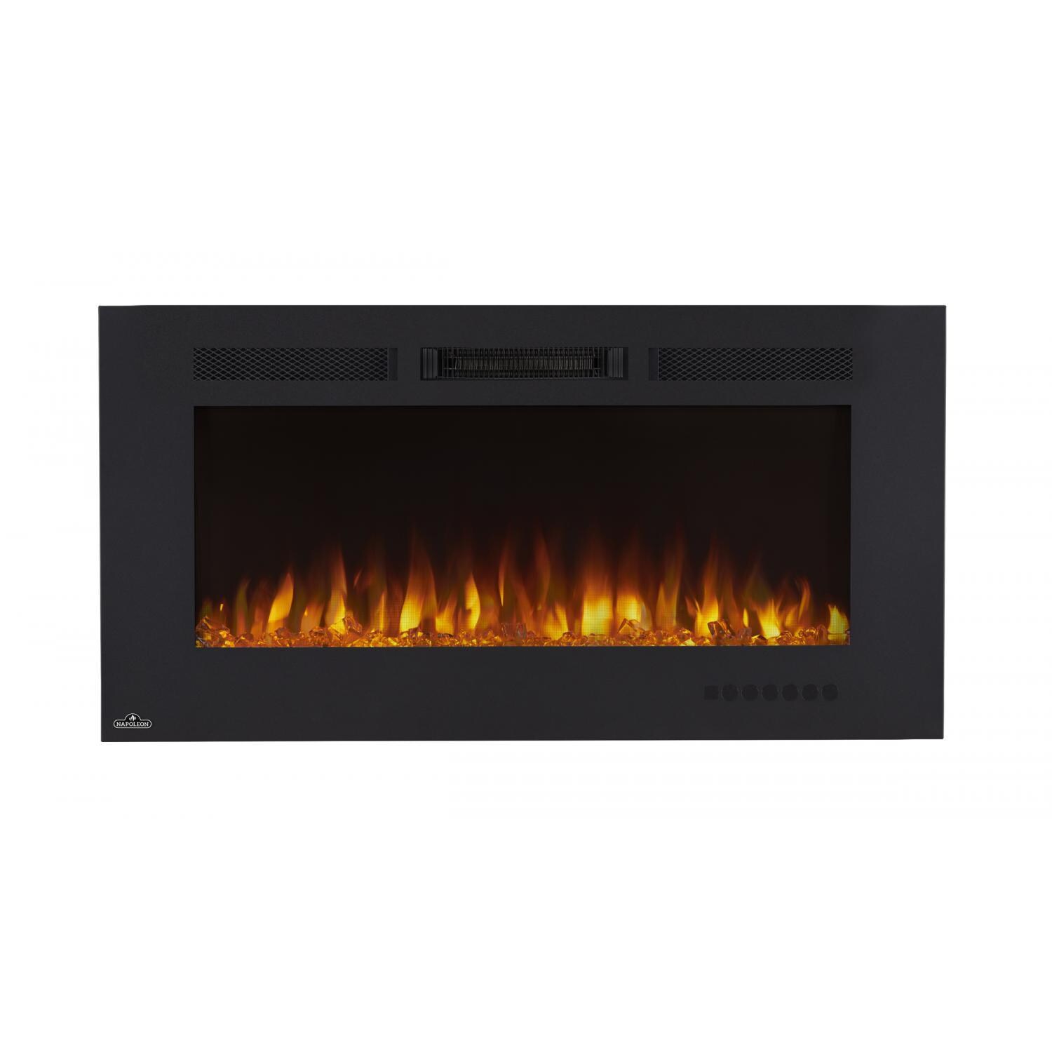 Napoleon NEFL42FH-MT 42-Inch Allure Phantom Linear Wall Mount Electric Fireplace - Orange Flames thumbnail