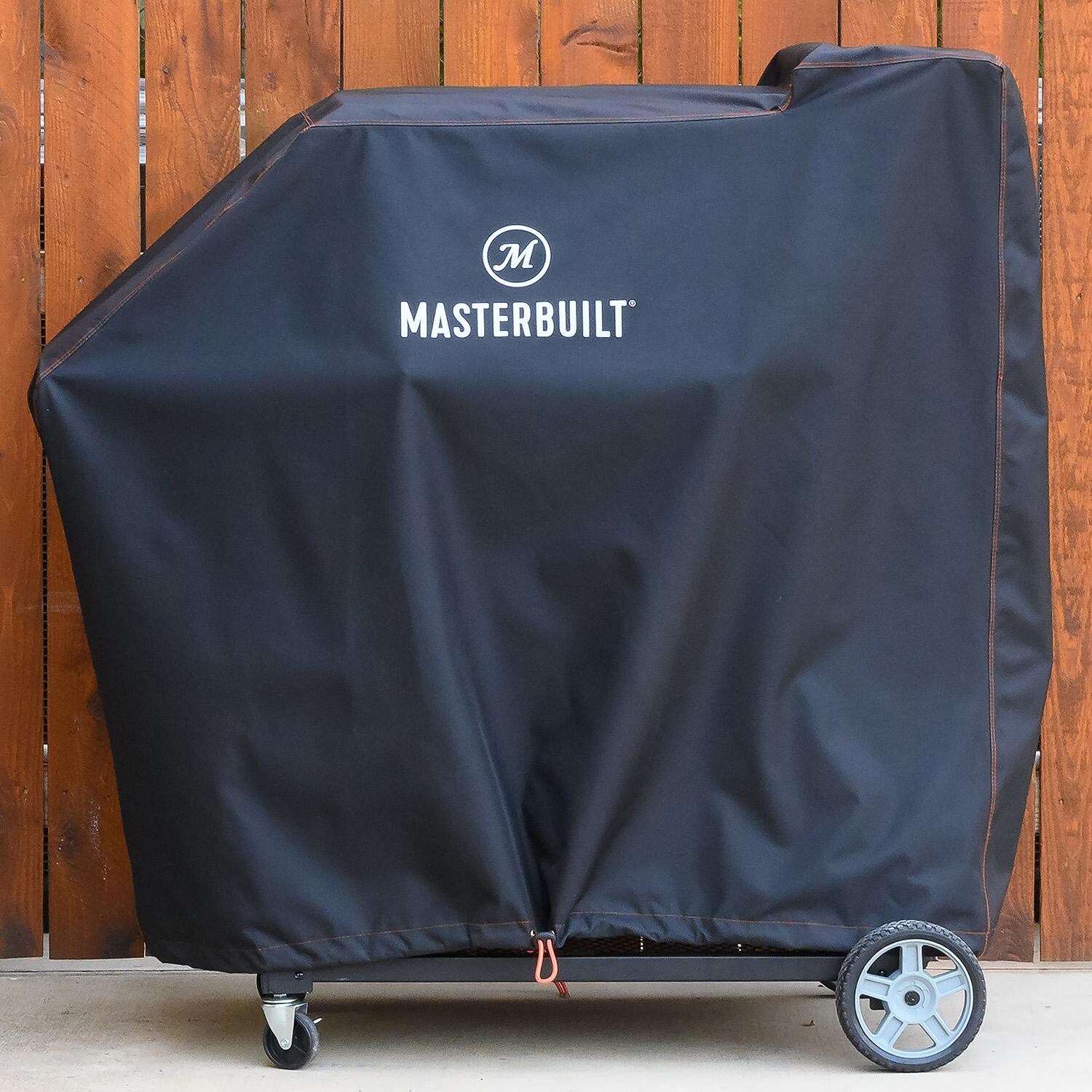 Masterbuilt MB20080220 Gravity Series Small Grill Cover for 560/600/800 & AutoIgnite - On Patio - Lifestyle thumbnail