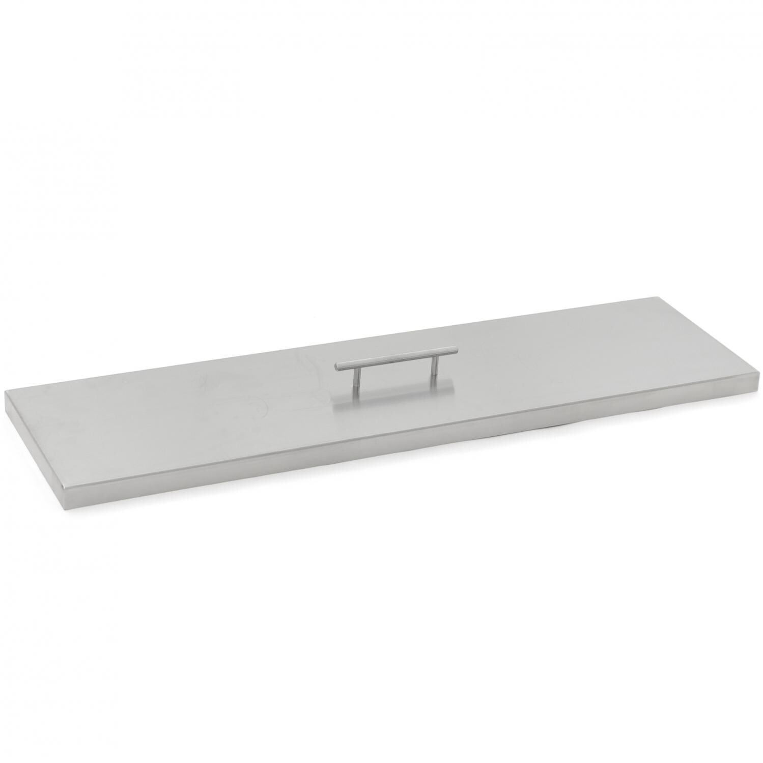 BBQGuys Signature Series 34-Inch Stainless Steel Burner Lid - Fits 30-Inch Linear Fire Pit Pan image