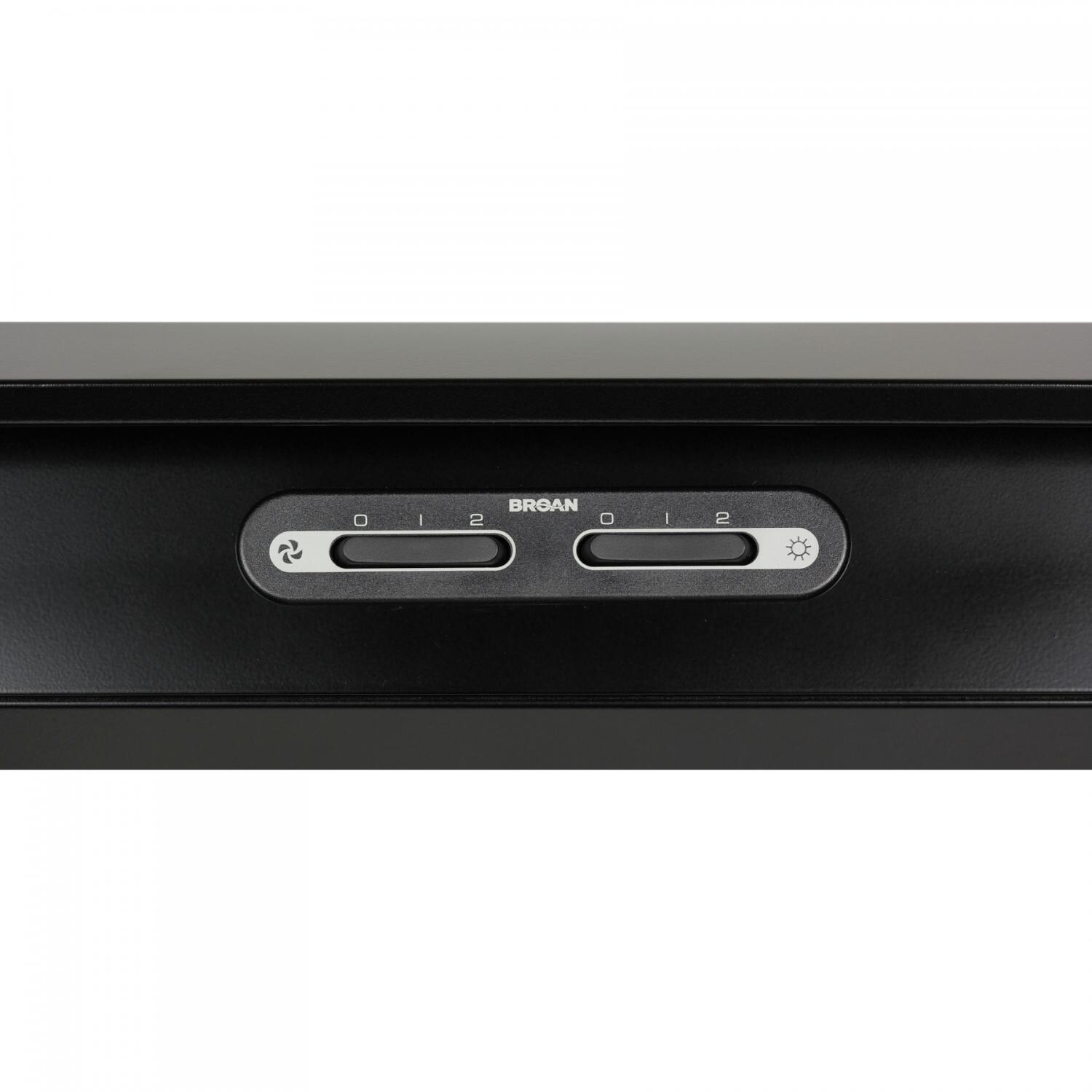 Broan 30-Inch 440 CFM Pro-Style Range Hood - Controls thumbnail