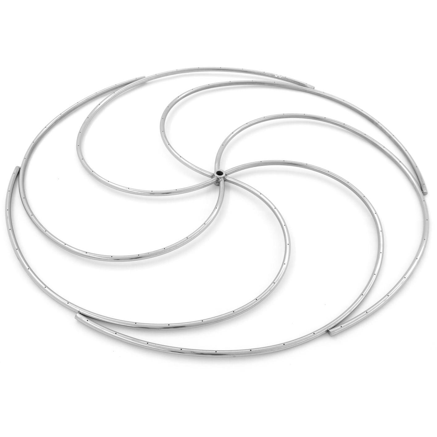 Firenado 48-Inch Natural Gas Spiral Ring Burner - Stainless Steel