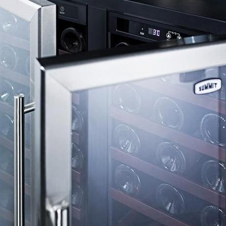 Summit 66 Bottle Commercial Dual Zone Wine Cellar / Cooler - SWC3066 - Door Detail thumbnail