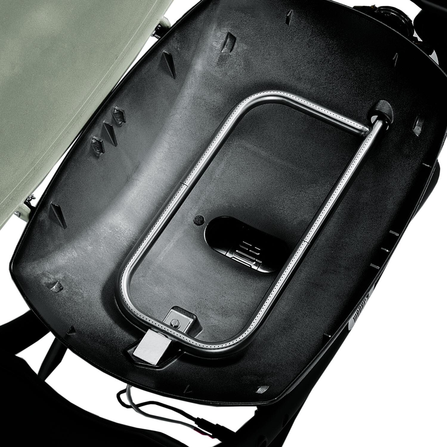 Weber Q 2000 Portable Propane Gas Grill - Stainless Steel Burner thumbnail